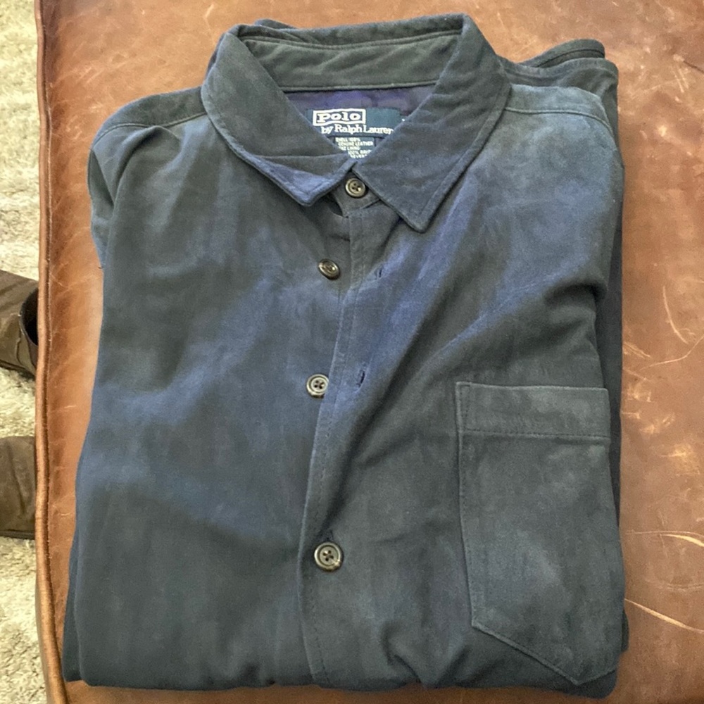 Polo by Ralph Lauren- 100% Leather Shirt